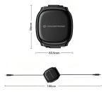 CONCEPTRONIC Kabel USB-C2.0->C 100W/PD,480Mbs einziehbar  sw