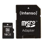 SD MicroSD Card 16GB Intenso Class10 inkl. SD Adapter