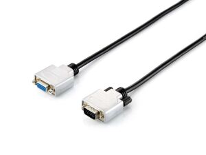 Equip VGA Kabel Verl. HD15 St/Bu 10.00m 1280x 960/60Hz sw/si