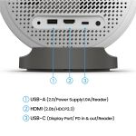 BenQ GV50 Standard Throw-Projektor 500 ANSI Lumen DLP 1080p (1920x1080) Weiß