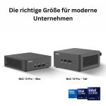 ASUS NUC RNUC15CRKU7084C2 Intel Core Ultra 7 255H 32 GB DDR5-SDRAM 1 TB SSD Windows 11 Pro Mini PC Mini-PC Schwarz