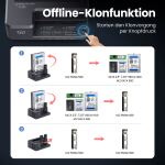 GRAUGEAR Docking-& Klonstation M2 NVMe/SATA SSD 2,5/3,5" USB