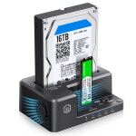 GRAUGEAR Docking-& Klonstation M2 NVMe/SATA SSD 2,5/3,5" USB