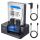 GRAUGEAR Docking-& Klonstation M2 NVMe/SATA SSD 2,5/3,5" USB