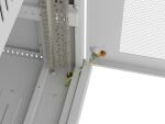 LANBERG 19" 15U 600x800 freist. LCD perfor. Tür (FlatPack)gr (Speditionsversand)