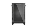 LANBERG 19" 18U 600x600 freistehend Glastür...