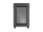 LANBERG 19" 18U 600x600 freistehend perf. Tür (FlatPack) sw