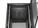 LANBERG 19" 18U 600x800 freistehend perf. Tür (FlatPack) s