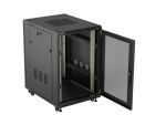 LANBERG 19" 18U 600x800 freistehend perf. Tür (FlatPack) s