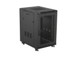 LANBERG 19" 18U 600x800 freistehend perf. Tür (FlatPack) s