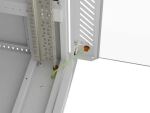 LANBERG 19" 22U 600x600 freisteh. LCD Glastür V2(FlatPack)gr