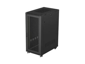 LANBERG 19" 27U 600x1000 freisteh. perf. Tür (FlatPack) sw
