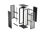 LANBERG 19" 27U 600x1000 freisteh. perf. Tür (FlatPack) sw
