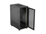 LANBERG 19" 27U 600x1000 freisteh. perf. Tür (FlatPack) sw