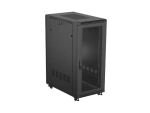 LANBERG 19" 27U 600x1000 freisteh. perf. Tür (FlatPack) sw