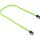 Sharkoon Kabel   SATA III     sleeve  0,45m         grün