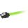 Sharkoon Kabel   SATA III     sleeve  0,45m         grün