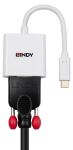 Lindy 43437 Videokabel-Adapter 0,1 m USB Typ-C VGA (D-Sub) Weiß
