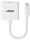 Lindy 43437 Videokabel-Adapter 0,1 m USB Typ-C VGA (D-Sub) Weiß