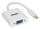 Lindy 43437 Videokabel-Adapter 0,1 m USB Typ-C VGA (D-Sub) Weiß
