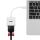 Lindy 43437 Videokabel-Adapter 0,1 m USB Typ-C VGA (D-Sub) Weiß