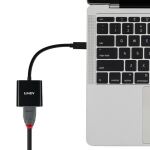 Lindy 43438 Videokabel-Adapter 0,15 m USB Typ-C HDMI Schwarz
