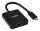 Lindy 43438 Videokabel-Adapter 0,15 m USB Typ-C HDMI Schwarz