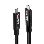LINDY 8m USB 3.2 Aktivkabel USB Typ C 10Gbit/s 8K/60 100W PD
