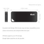 Club3D SSD Gehäuse M.2 mit Lüfter USB4, NVMe retail