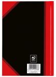 Bantex China-Kladde A5 96 Bl. Liniert Rand , schwarz/rot