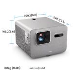 BenQ TK705STi Short-Throw-Projektor 3000 ANSI Lumen DLP UHD 4K (3840x2160) Grau