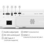 BenQ TK710STi Short-Throw-Projektor 3200 ANSI Lumen DLP UHD 4K (3840x2160) 3D Schwarz, Weiß