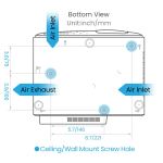 BenQ TK710STi Short-Throw-Projektor 3200 ANSI Lumen DLP UHD 4K (3840x2160) 3D Schwarz, Weiß