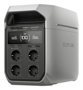 EcoFlow DELTA 3 Plus Tragbare Power Station Lithium-Eisen-Phosphat (LiFePO4) 1800 W 12,5 kg