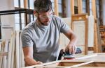 Bosch GEX 18V-125 Professional Exzenterschleifer 10000 RPM 20000 OPM Schwarz, Blau, Grau, Rot