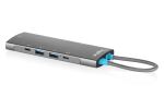 DIGITUS USB-C Docking Station, 8-Port, HDMI, USB, RJ45, PD