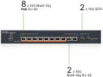 Zyxel XS1935-12HP 12-Port Smart Managed Switch, 8x MultiGig