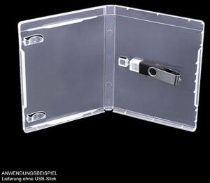 MediaRange Leerhülle für USB-Stick BD-Hülle 170x135mm