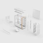 Fractal Design Summit Chalk White TG Clear Tint Midi Tower Weiß