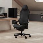 Fractal Design Refine 2 Fabric Dark PC-Gamingstuhl Gepolsterter, ausgestopfter Sitz Schwarz