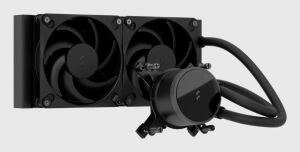 Fractal Design Radius 240 Black Prozessor All-in-One-Flüssigkeitskühler 12 cm Schwarz 1 Stück(e)