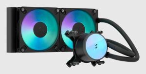 Fractal Design Radius 240 RGB Black Prozessor All-in-One-Flüssigkeitskühler 12 cm Schwarz 1 Stück(e)