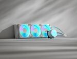Fractal Design Radius 360 RGB White Prozessor All-in-One-Flüssigkeitskühler 12 cm Weiß 1 Stück(e)