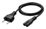 MediaRange IEC-Netzkabel 1.5m Eurostecker C7