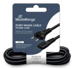 MediaRange IEC-Netzkabel 1.5m Eurostecker C7