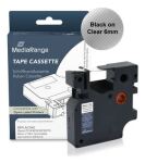 MediaRange Schriftbandka. Dymo D1/43610/S0720770 6mmx7m sw