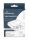 MediaRange Kunststoff-Schriftbandkassette, für/ersetzt Dymo® D1/45014/S0720540, permanent haftend, 12mm, 7m, laminiert, blau auf weiß