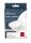 MediaRange Kunststoff-Schriftbandkassette, für/ersetzt Dymo® D1/45017/S0720570, permanent haftend, 12mm, 7m, laminiert, schwarz auf rot