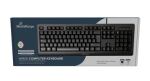 MediaRange Tastatur USB 2.0 kabelgebunden QWERTY IT schwarz