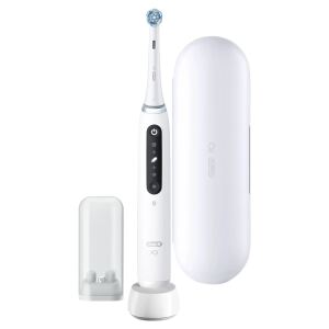 Oral-B iO Series 5 Erwachsener Rotierende-vibrierende Zahnbürste Weiß